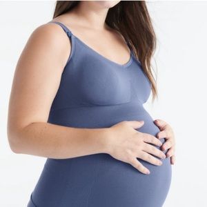 BlissFit™ Leakproof Nursing Tank - Indigo / M+